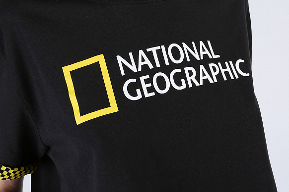 Женская футболка Vans National Geographic Rollout (VA4RGPBLK) - фото 3 картинки