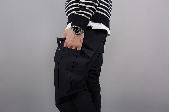 Мужские брюки Carhartt WIP Sanders (I024578-dark-navy) - фото 5 картинки