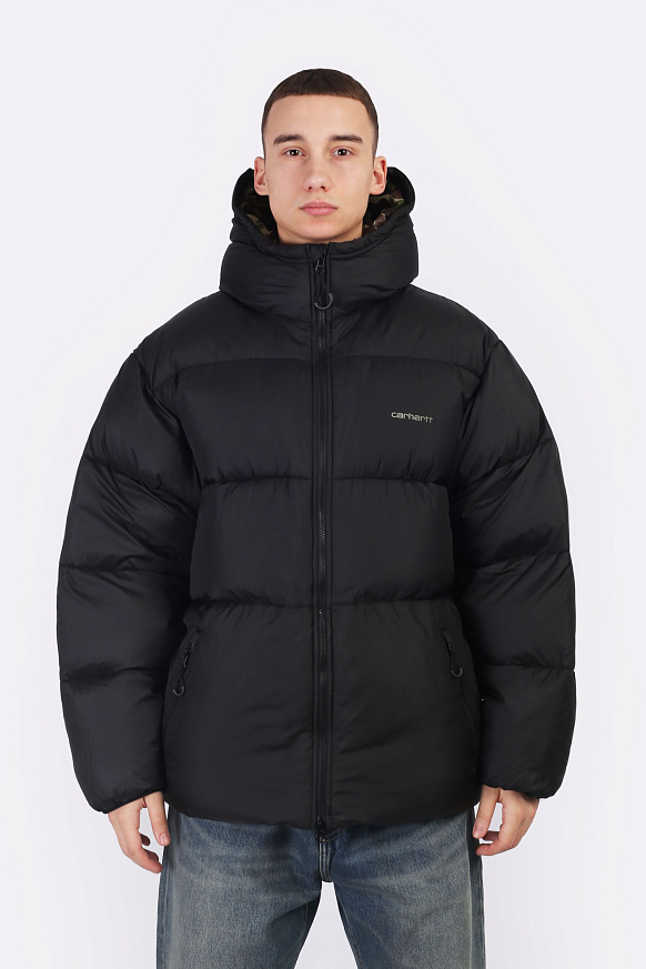 Мужская куртка Carhartt WIP Toronto Jacket (I033920-black/green) - фото 2 картинки