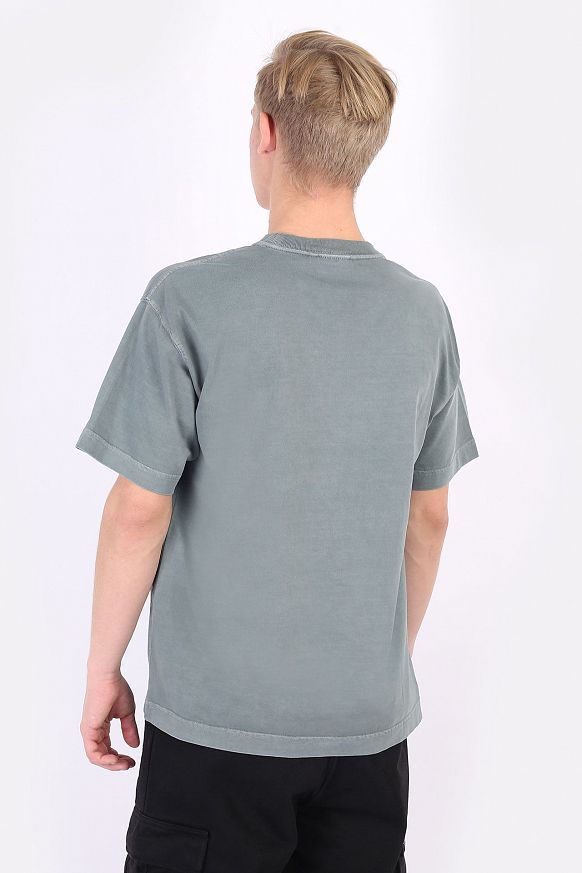 Мужская футболка Carhartt WIP S/S Vista T-Shirt (I029598-eucalyptus) - фото 4 картинки