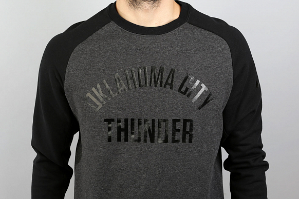 Мужская толстовка Nike Oklahoma City Thunder Modern Crew (860736-032) - фото 2 картинки