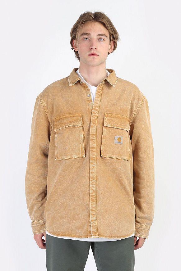 Мужская куртка Carhartt WIP Monterey Shirt Jac (I030291-nomad)