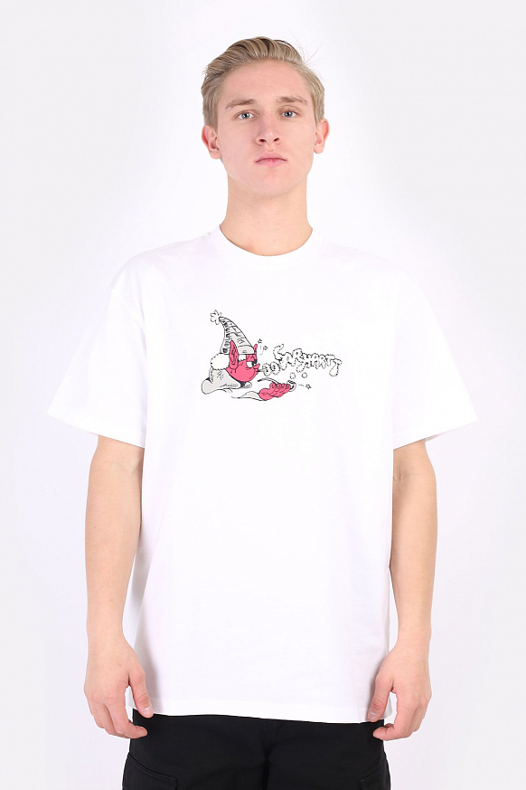Мужская футболка Carhartt WIP S/S Kogancult Wizard T-Shirt (I029632-white) - фото 3 картинки