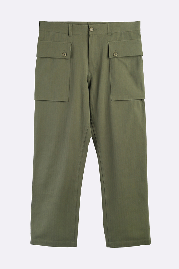 Мужские брюки Uniform Bridge HBT P44 Pants (22FW nbt P44 pants-grn)