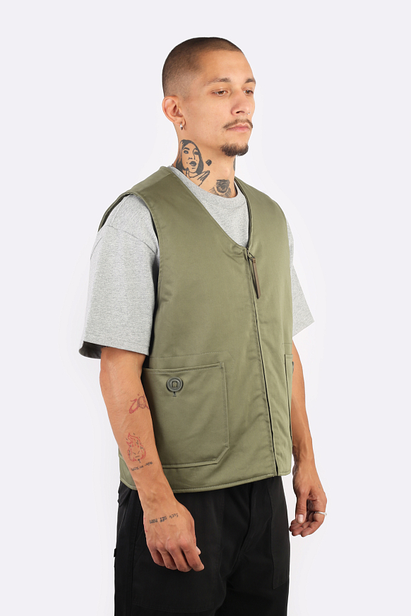 Мужской жилет Alpha Industries Deck Vest (MJD53500C1-green) - фото 3 картинки