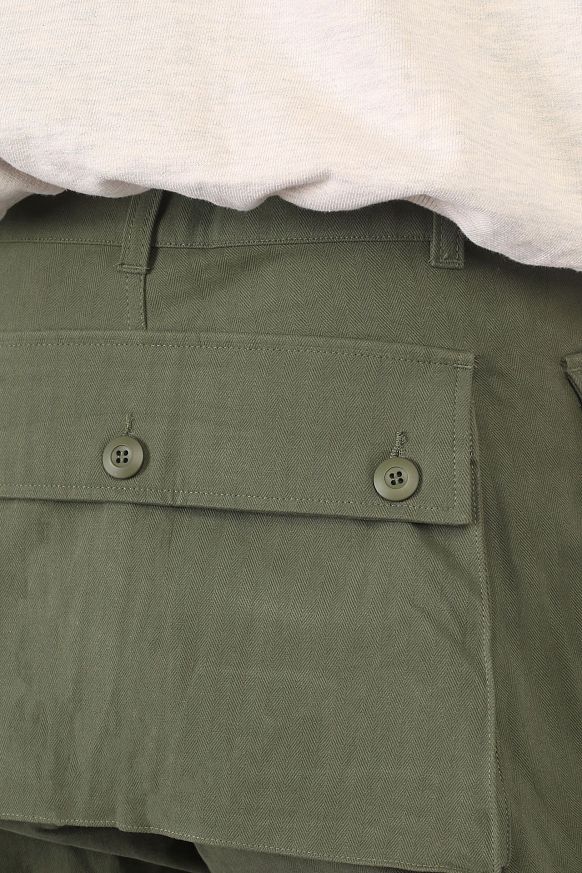 Мужские брюки Uniform Bridge HBT P44 Pants (22FW nbt P44 pants-grn) - фото 7 картинки
