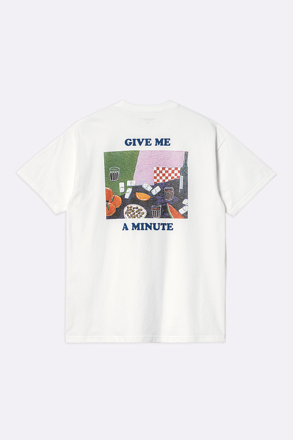 Мужская футболка Carhartt WIP S/S Isis Maria Dinner T-Shirt (I033127-white) - фото 2 картинки