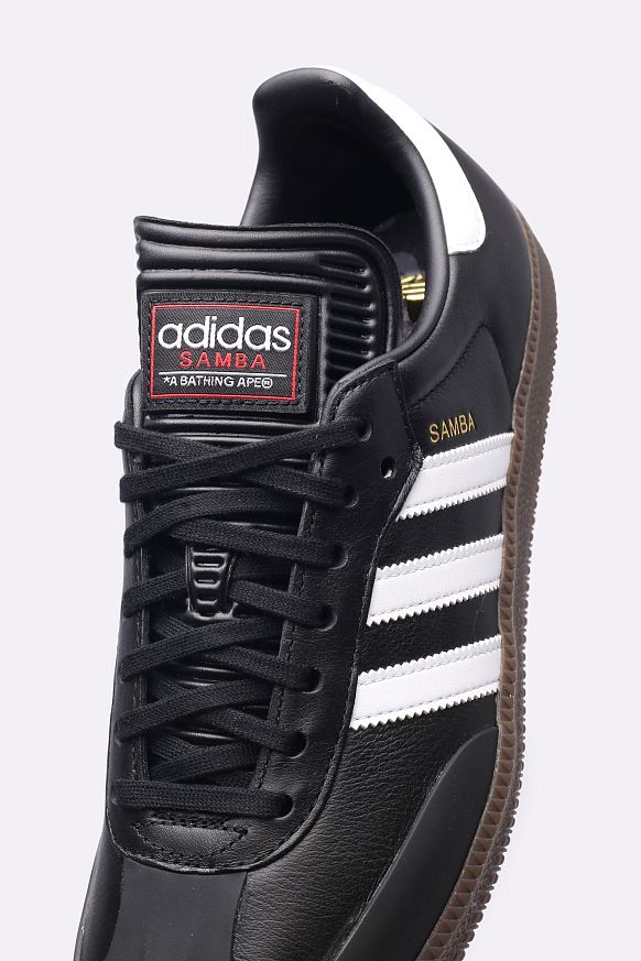 Мужские кроссовки adidas Originals x Bape Samba (JR9246) - фото 2 картинки