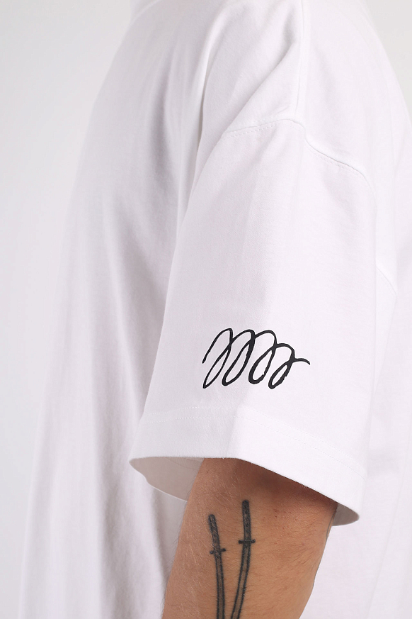 Мужская футболка Carhartt WIP S/S Signature T-Shirt (I032154-white) - фото 5 картинки
