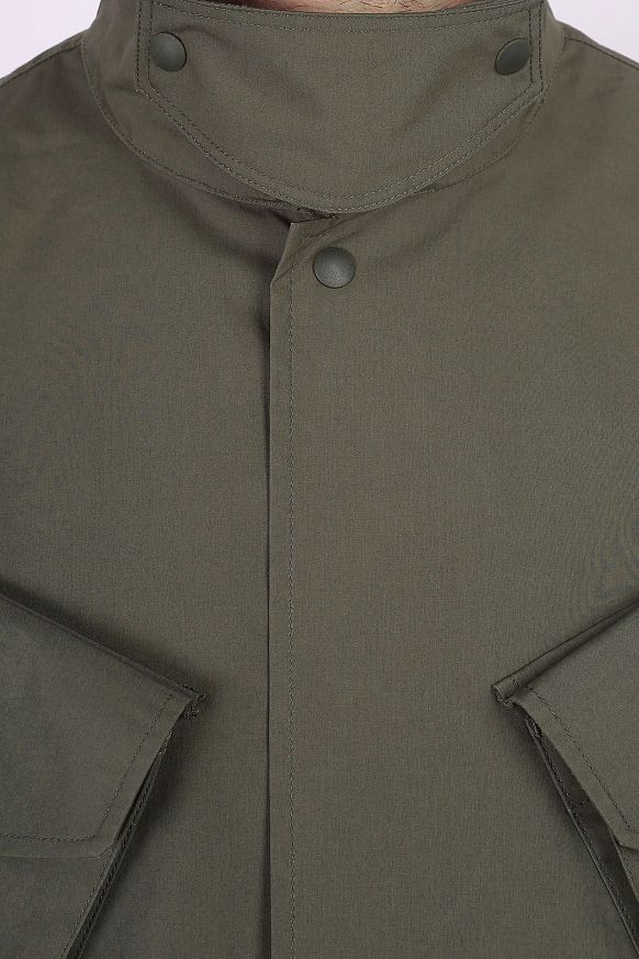 Мужская куртка Uniform Bridge 22FW Canadian Fatigue Jacket (22FW jacket-olive) - фото 3 картинки