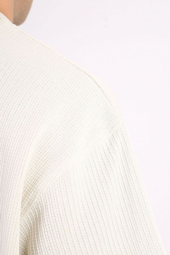 Мужская футболка FrizmWORKS Weawe Round Half Tee (SSTS040-cream) - фото 5 картинки