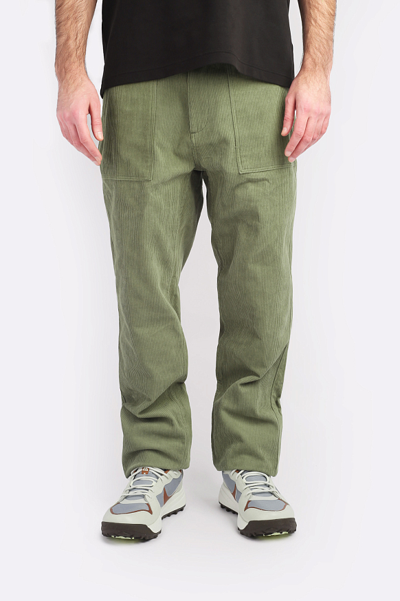 Мужские брюки Alpha Industries Corduroy Fatigue Pant (MBC53501CO-green) - фото 2 картинки