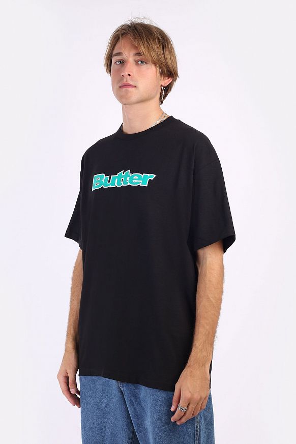 Мужская футболка Butter Goods Wordmark Tee (WORDMARK-black)