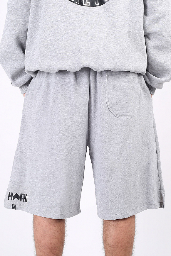 Мужские шорты Hard Blank Shorts (Hard grey) - фото 4 картинки