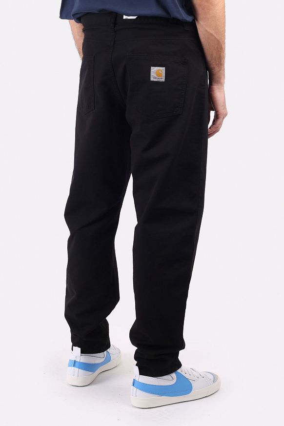 Мужские брюки Carhartt WIP Newel Pant (I026514-black) - фото 3 картинки
