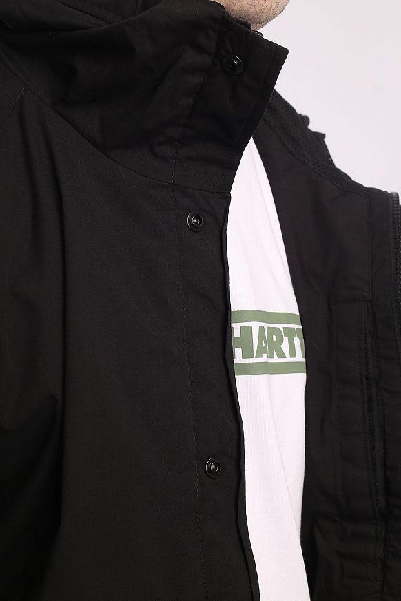 Мужская куртка Carhartt WIP Prospector Jacket (I031356-black/white) - фото 8 картинки