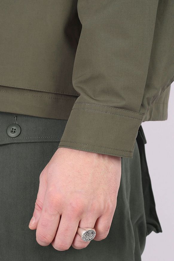 Мужская куртка Uniform Bridge 22FW Canadian Fatigue Jacket (22FW jacket-olive) - фото 6 картинки