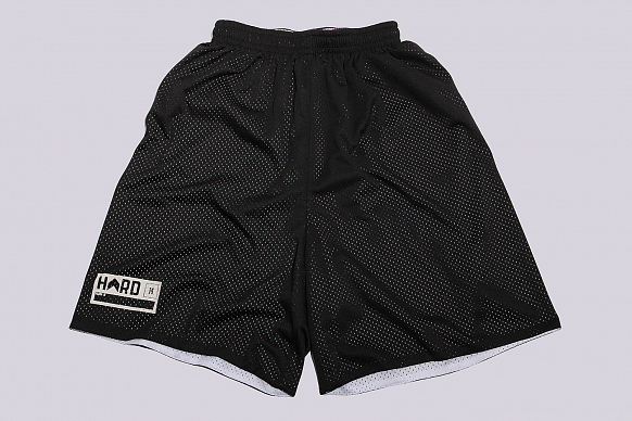 Мужские шорты Hard HRD Shorts (Hard blk/white-010) - фото 2 картинки