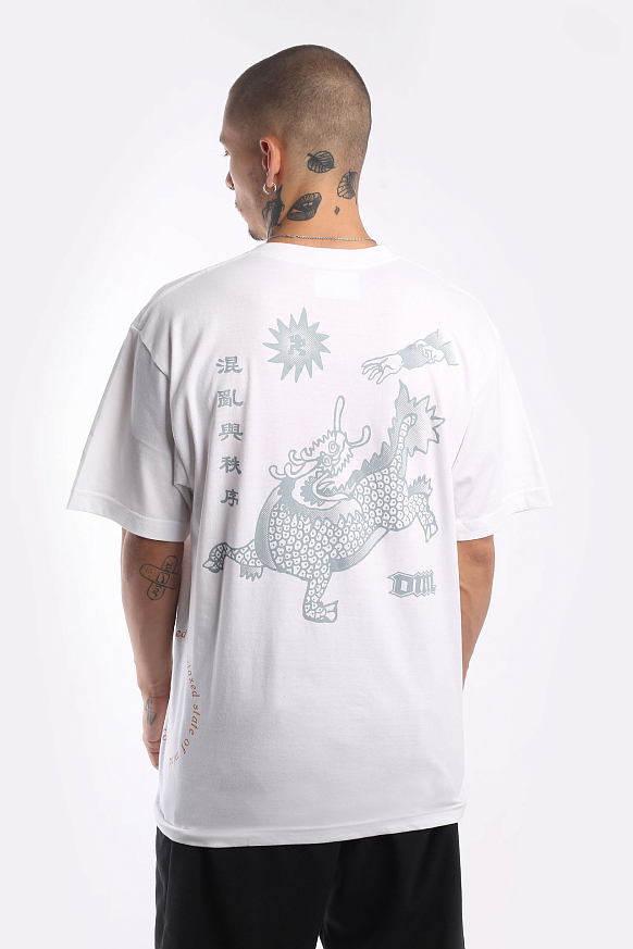 Мужская футболка DeMarcoLab Kilin Walk Tee x Domestik (DM22EX04-DM04-wht) - фото 6 картинки