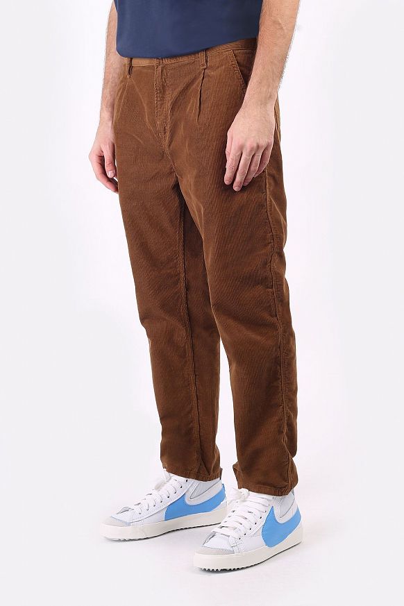 Мужские брюки Carhartt WIP Abbott Pant (I029804-hamilton brown)