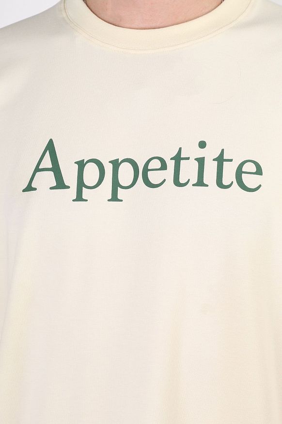 Мужская футболка Appetite High Mark Logo Tee (Logo-beige) - фото 2 картинки