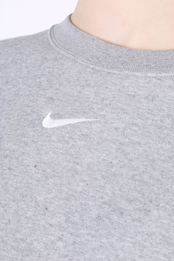 Женская толстовка Nike Oversized Fleece Crew Sweatshirt (DJ7665-063) - фото 2 картинки