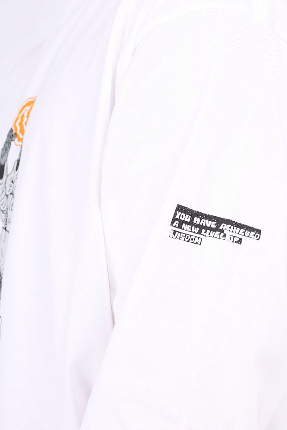 Мужской лонгслив Carhartt WIP L/S Kogancult Level T-Shirt (I029630-white) - фото 4 картинки