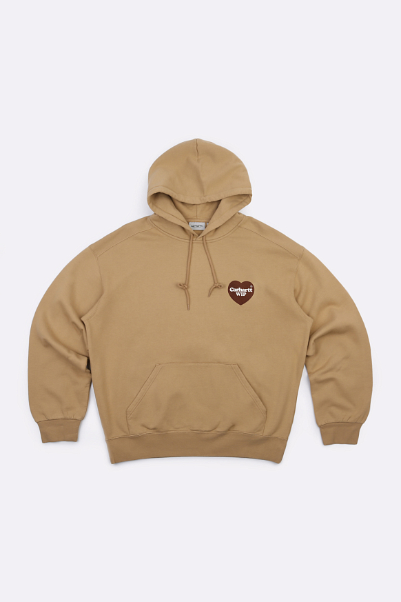 Мужская толстовка Carhartt WIP Hooded Heart Sweat (I032168-brown)