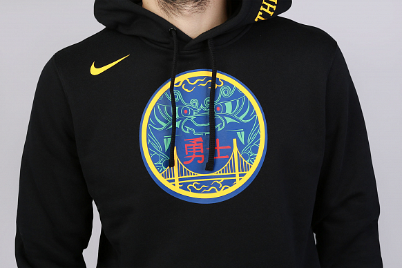 Мужская толстовка Nike Golden State Warriors City Edition (920721-010) - фото 2 картинки