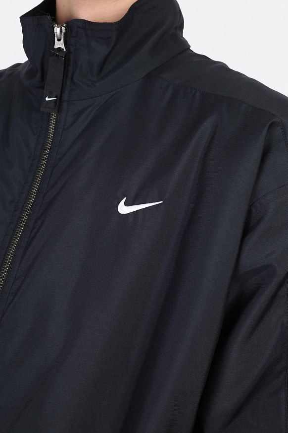 Мужская куртка Nike Lab Solo Swoosh Satin Bomber Jacket (DN1266-010) - фото 2 картинки