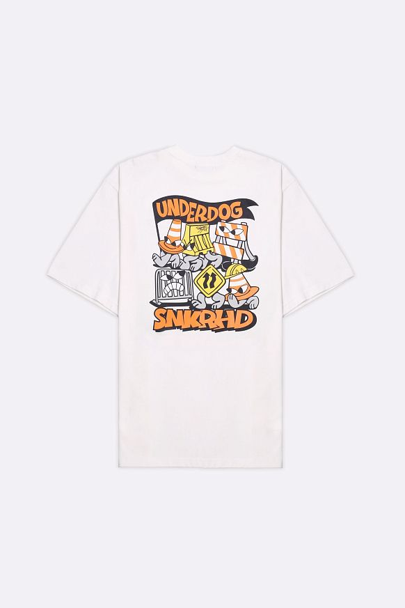 Мужская футболка Sneakerhead x UNDERDOG T-Shirt (UDxSNEAKER T-shirt/White) - фото 2 картинки