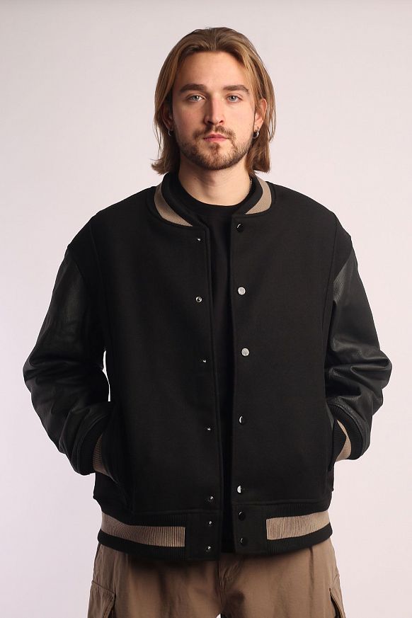 Мужская куртка FrizmWORKS Varcity Jacket (FWOT017-black)