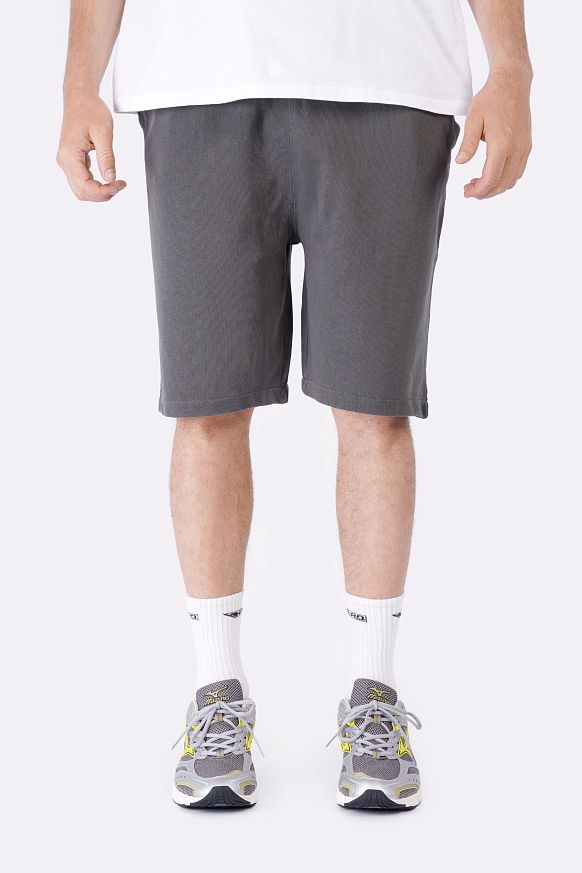 Мужские шорты Alpha Industries Essential French Terry Short (MBE55001C1-charcoal) - фото 4 картинки