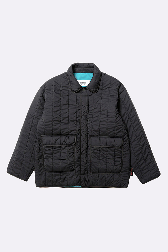 Мужская куртка Hombre Nino Stripe Quilting Jacket (0222-JK0005-black)