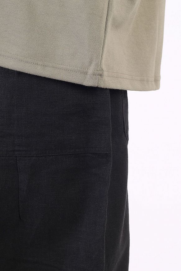 Мужские брюки FrizmWORKS Linen Balloon String Pants (SSPT054-black) - фото 5 картинки