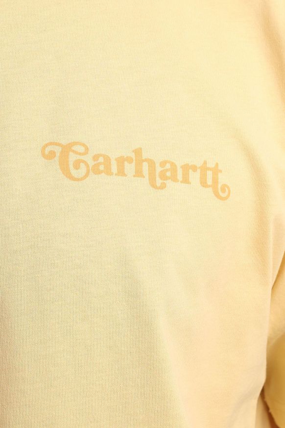 Мужская футболка Carhartt WIP S/S Fez T-Shirt (I032077-citron) - фото 3 картинки