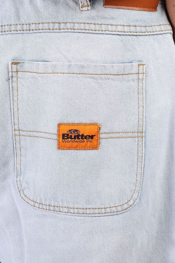 Мужские брюки Butter Goods Santosuosso Denim Pants (SANTOSUOSSO-lt blue) - фото 6 картинки