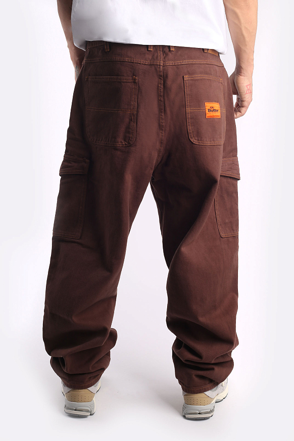 Мужские брюки Butter Goods Santosuosso Denim Pants (Santosuosso Cargo-brown) - фото 5 картинки
