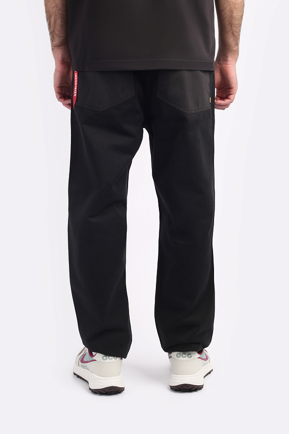 Мужские брюки Alpha Industries Fatigue Pant (MBO52500C1-black) - фото 4 картинки