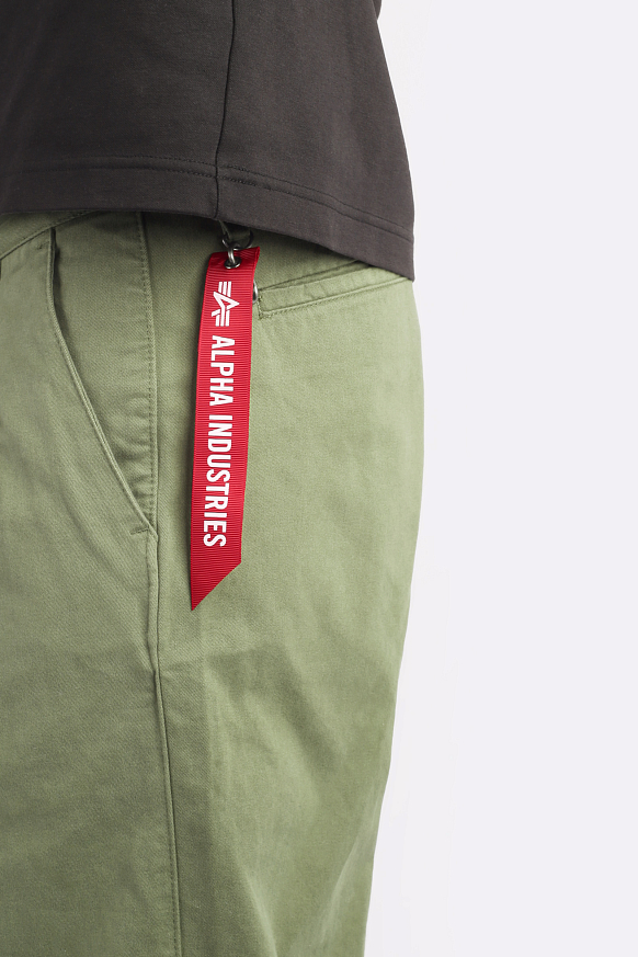 Мужские брюки Alpha Industries Classic Trousers (MBC53500CO-green) - фото 5 картинки