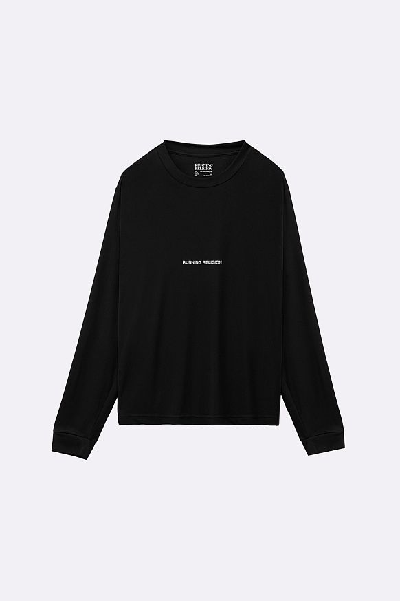 Мужской лонгслив Running Religion LINE LOGO LONGSLEEVE (LINE LOGO LONGSLEEVE blac)
