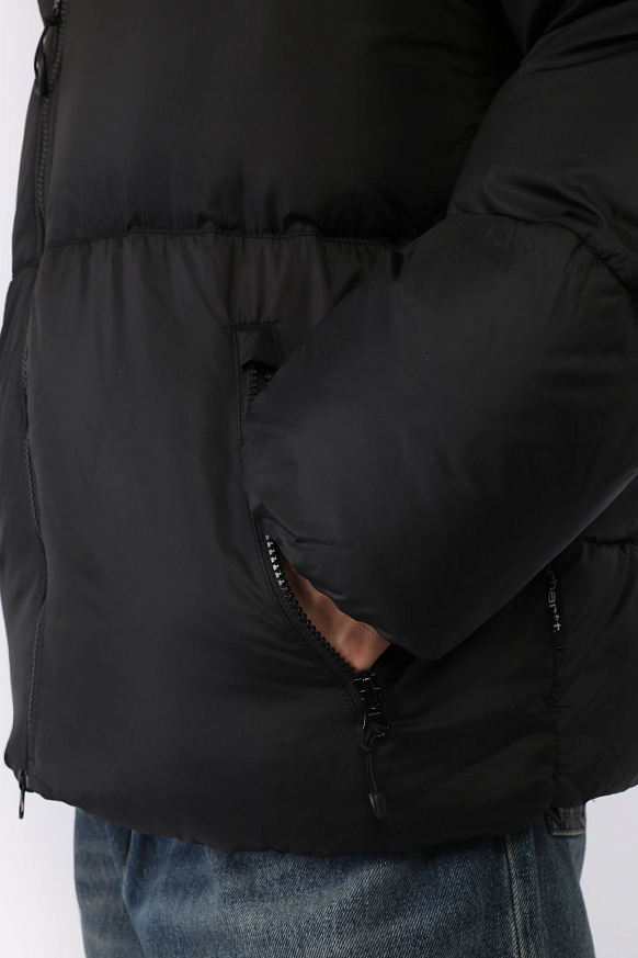 Мужская куртка Carhartt WIP Toronto Jacket (I033920-black/green) - фото 7 картинки