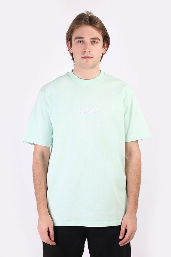 Мужская футболка Carhartt WIP S/S Multi Star Script T-Shirt (I030198-white)