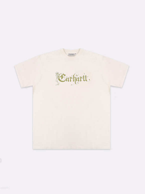 Мужская футболка Carhartt WIP S/S Scribe T-Shirt (I031759-wax)