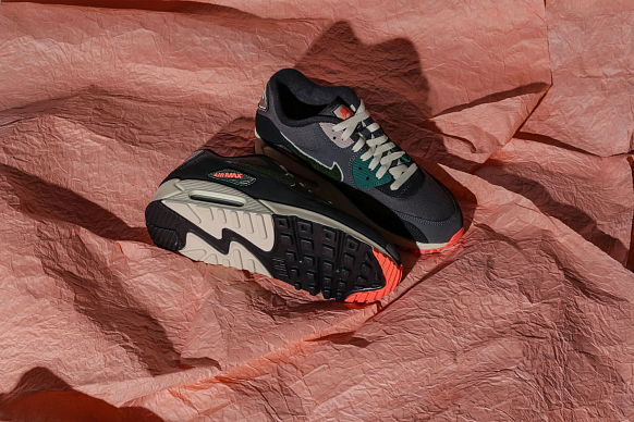 Мужские кроссовки Nike Air Max 90 Premium SE (858954-002) - фото 2 картинки