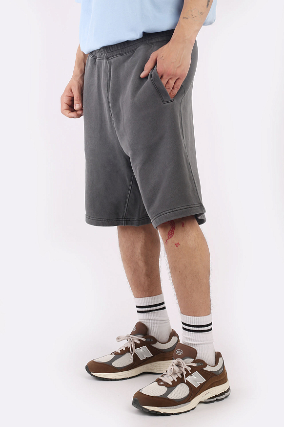 Мужские шорты Carhartt WIP Nelson Sweat Short (I030130-black) - фото 3 картинки