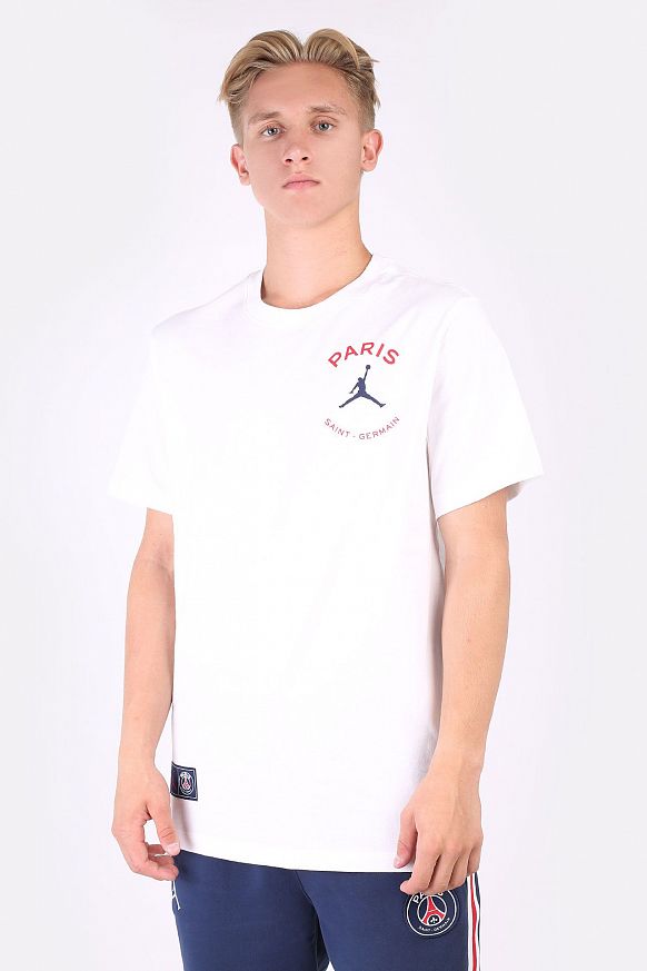Мужская футболка Jordan Paris Saint-Germain Logo T-Shirt (DB6514-100)