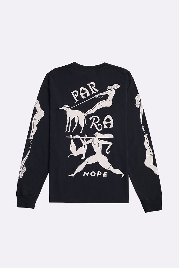 Мужской лонгслив By Parra Dog Training (54111-BLACK) - фото 2 картинки