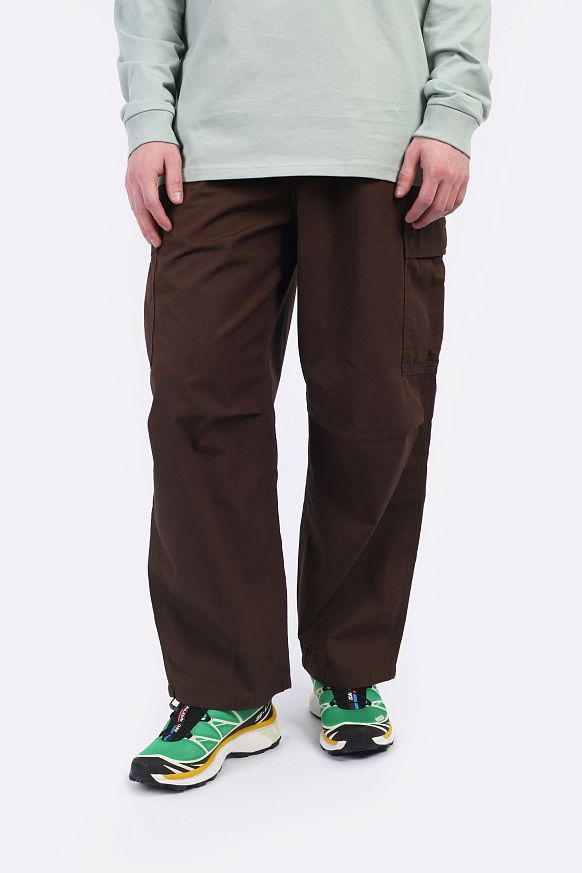 Мужские брюки Carhartt WIP Cole Cargo Pant (I030477-liberica rinsed) - фото 2 картинки