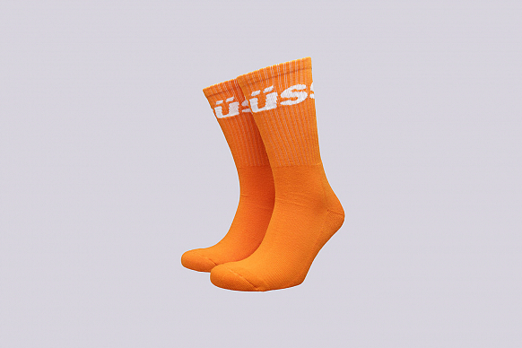 Мужские носки Stussy Jacquard Logo Socks (138603-Orange)